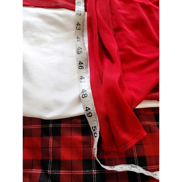 Morgan And Co Womens Off Shoulder Dress Size 3 Red Floral Lace Glitter Formal - Picture 6 of 8